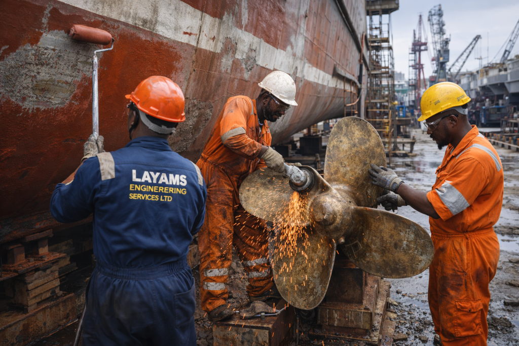 Dry dock service