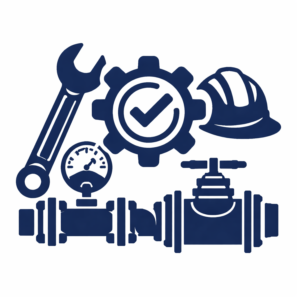 Industrial tools and machinery icon